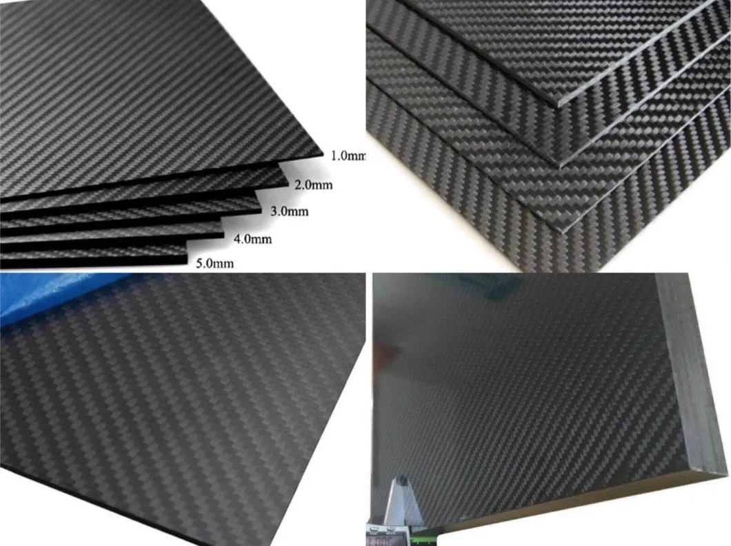 3K Twill Matte Finish Carbon Fiber Sheet with Aluminium Honeycomb Core