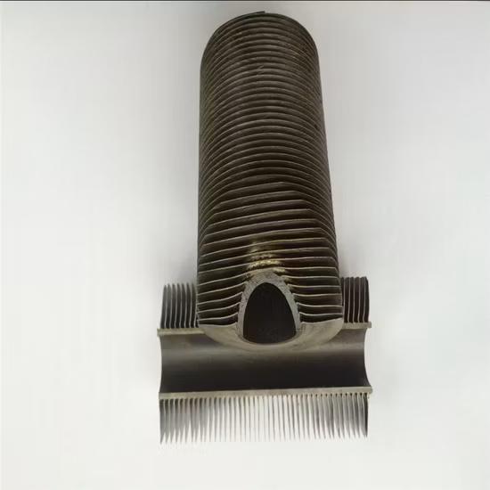 Tubo de aleta extruido de cobre y aluminio