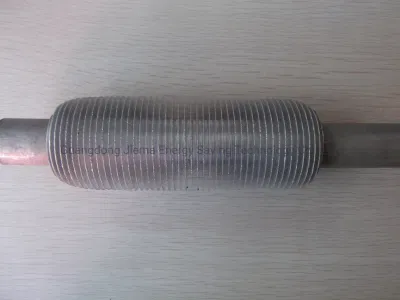 Tubo extruido de aleta de aluminio turbulento de acero al carbono